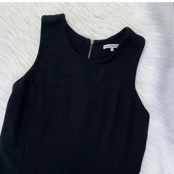 James Perse Sheath Dress Crewneck Tencel - Picture 6 of 7